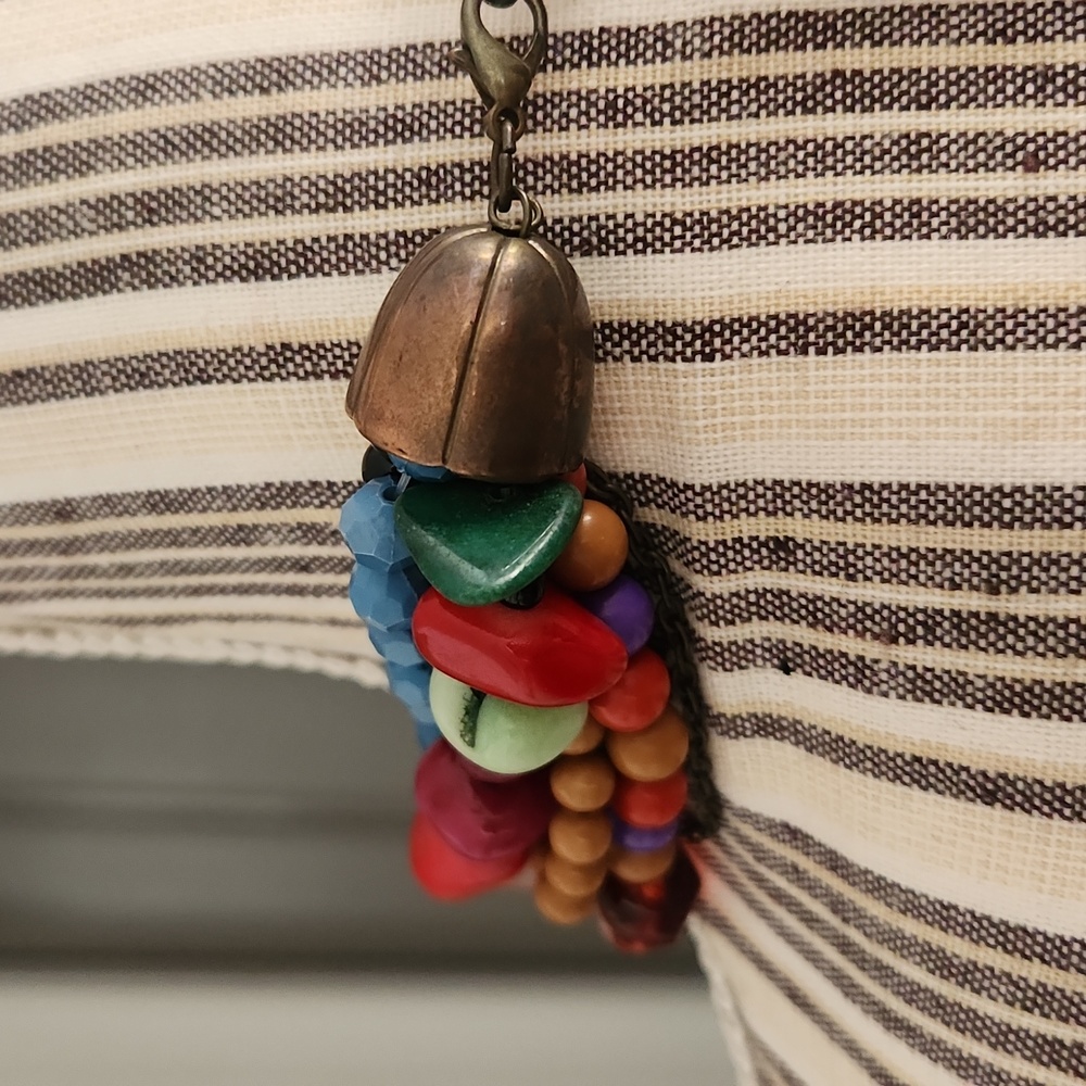 Colorful Multi-Strand Beaded Necklace - Picture 6 of 7